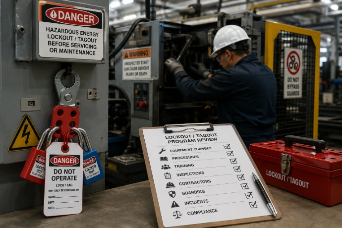 Machine-specific LOTO procedures